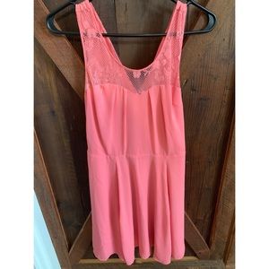 Coral Cocktail Dress